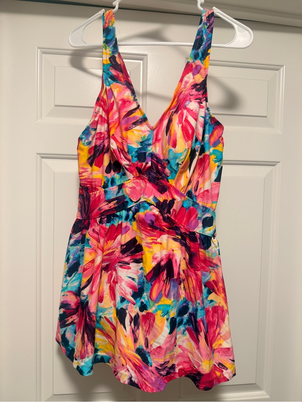 Vibrant Floral Swimsuit- Multicolor